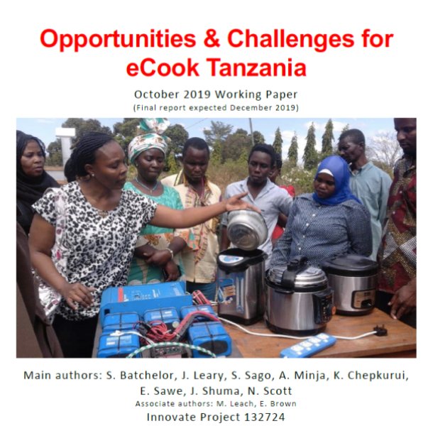 Opportunities & Challenges for eCook Tanzania