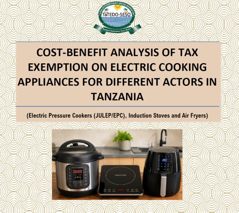 COST-BENEFIT ANALYSIS OF TAX EXEMPTION ON ELECTRIC COOKING APPLIANCES FOR DIFFERENT ACTORS IN TANZANIA
